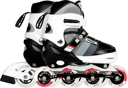 Patins Roller Ajustável Semi Profissional 4 Rodas Inline Mor