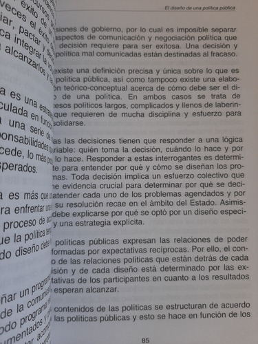 Elaboración De Las Políticas Públicas, Lecturas Para Audit (Usado)