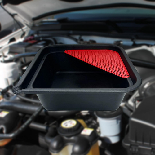 Bandeja De Goteo De Aceite Automotriz De 9 Litros Con Filtro