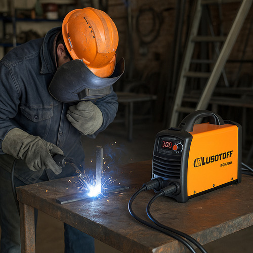 Soldadora Inverter Iron100-8 Naranja