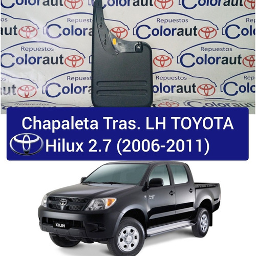 Imagen 1 de 4 de Chapaleta Trasera Izquierda Hilux 2.7 Original