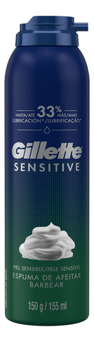 Espuma de Barbear Gillette Sensitive Frasco 150g