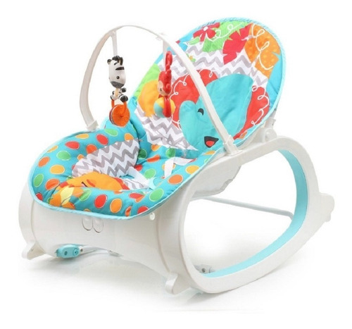 Silla Mecedora Vibradora Musical Antireflujo Para Bebe Gorda