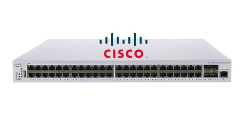 Imagen 1 de 6 de Switch Cisco Cbs250-48p-4g Adm. L3 De 48 Puertos Poe+ 4 Sfp