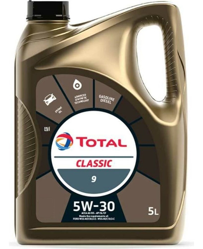 Aceite Total Classic 9 5w30 Sintetico 5l. L46