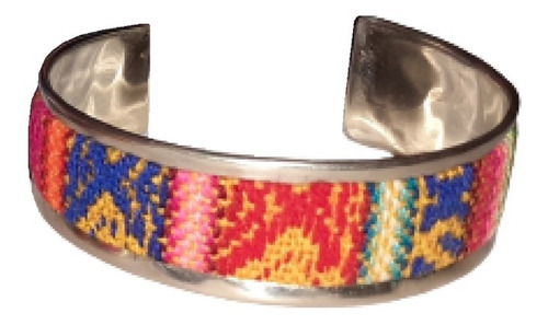 Pulsera De Alpaca Y Aguayo X10 De 2cm