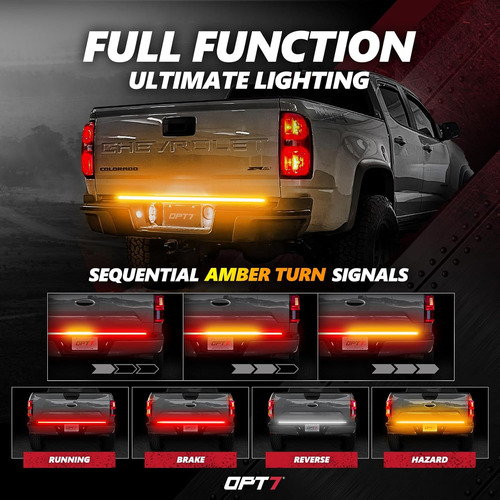 Barra De Luz Led Redline De Triple Fila Para Portón 4777843