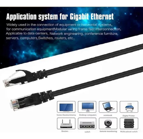 Cable Ethernet Cat 6 Exterior Blindado De 15 Metros Gigabit