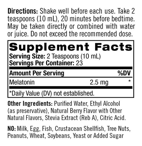 Imagen 2 de 2 de Natrol Melatonina Liquida 2.5 Mg Absorción Inmediata 237ml Duerme Suficiente, El Sueño Apoya A La Mejora La Defensa Inmune, La Melatonina Liquida Es De Fácil Absorción Para Un Sueño Placentero.