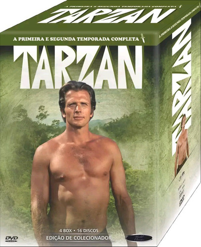 Imagem 1 de 1 de Tarzan 1ª E 2ª Temporadas - Box Com 16 Dvds - Ron Ely