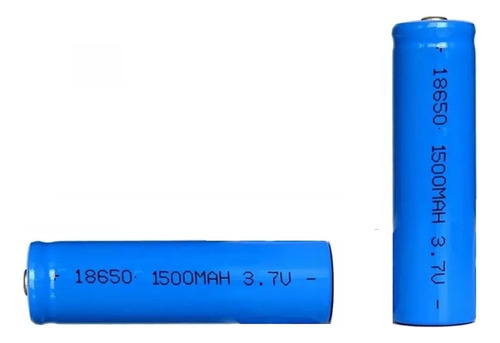 Batería Recargable Li-ion 3.7v 1500mah Icr18650