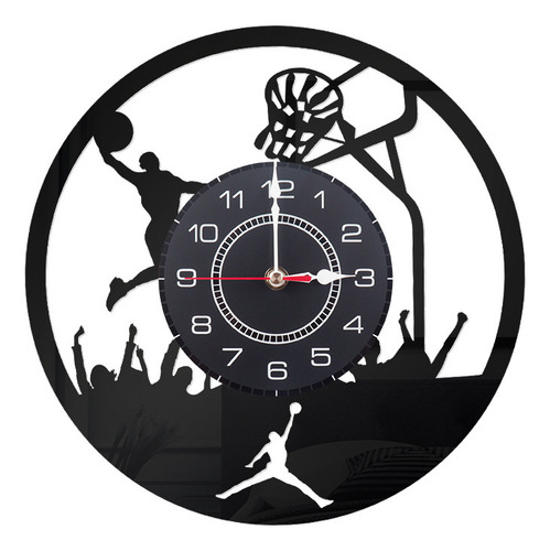 Reloj De Pared Acrílico Moderno Y Silencioso Para Baloncesto