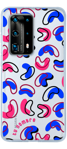 Funda Para Huawei Para Mujer Figuras Abstracto Con Nombre