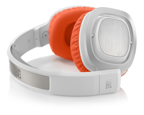 Audífonos Jbl J88, Diadema Blanco- Naranja Over Ear Color Blanco