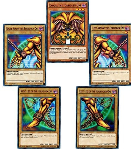 Yugioh Exodia, El Juego De Cartas Completas Del Prohibido