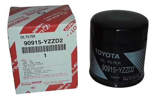 Filtro De Aceite Original Toyota Hilux / Sw4 Año 2011