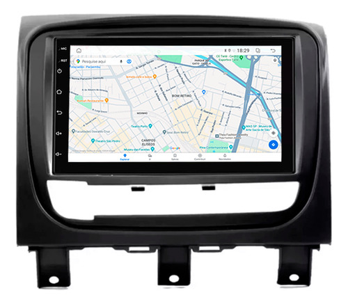 Multimidia Strada 13/19 7p Qled Android Carplay 2gb 32gb Voz