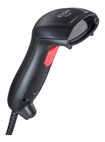 Leitor De Código De Barras Elgin Flash Usb Preto