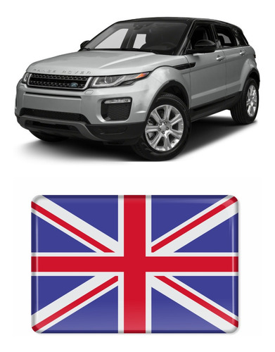 Adesivo Bandeira Reino Unido Carro Moto Range Rover Resinado