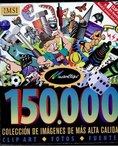Master Clips, Diseño, Colección De 150.000 Imágenes, 14 Cds.