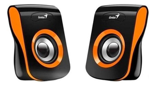 Parlante Genius Sp Q180 Usb Color Naranja