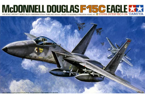 Tamiya 61029 1/48 Usaf Mcdonnell Douglas F-15c Eagle modelo