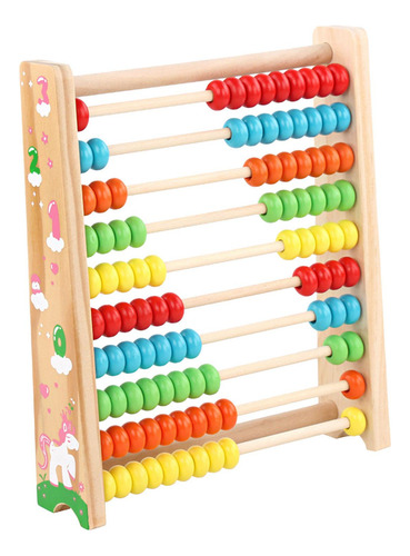 De Madera Para Niños, 10 Filas, Juguete Para, Clásico,