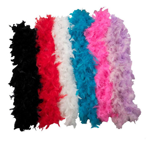 Imagen 2 de 2 de Boa De Plumas Para Piñatas Diferentes Colores