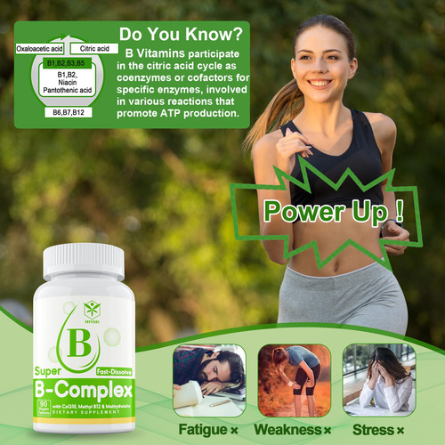 Complejo De Vitaminas B Metiladas Energía Alta Biodisponibil