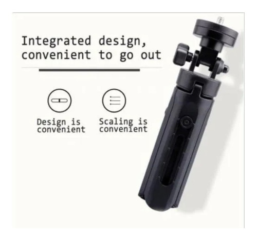 Imagen 2 de 4 de Mini Trípode Retráctil 360° Cámara Y Celular