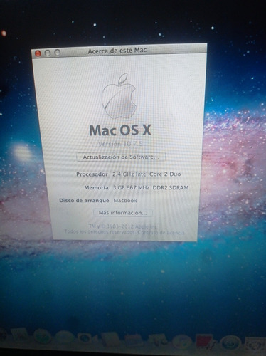 Venta Solo De Partes Macbook A1181 2007 2008 Pregunta X Pzas (Reacondicionado)