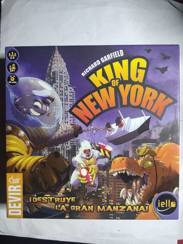 Juego De Mesa Devir King Of Tokyo Y Nueva York (Usado)