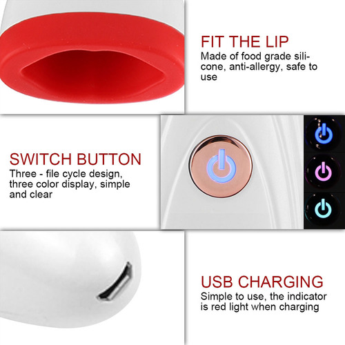 Nuevo Potenciador Automático De Labios Recargable Por Usb