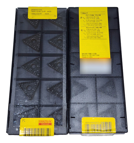 Insertos De Carburo Tnmg 433 220412-pf 4425 Sandvik