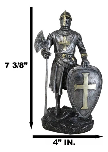 Estatua Medieval Suit Of Armor Crusader - A Pedido_exkarg