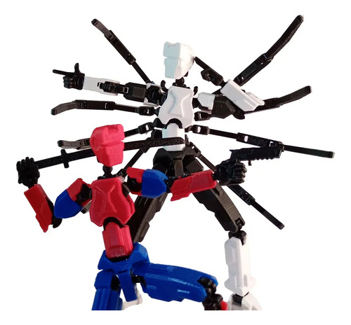 Figura De Acción Combo X2 Dummy Traje Robot Araña Reforzado