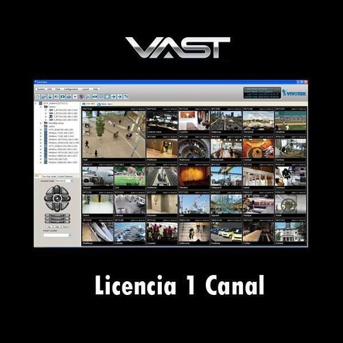 Software Vms Vast, Licencia 1 Canal