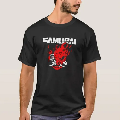 Camiseta samurai online cyberpunk