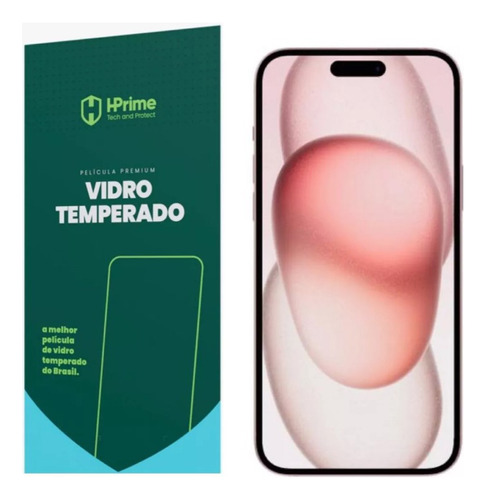 Película De Vidro Premium Para iPhone 15 Plus - Hprime