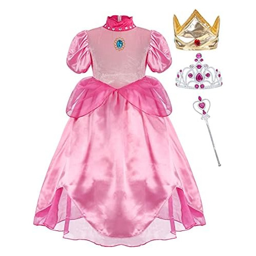 Ropa De Vestir De Princesa Niñas, Disfraz De Halloween...