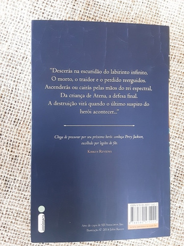 Livro Percy Jackson E Os Olimpianos. 4 - A Batalha Do Labiri