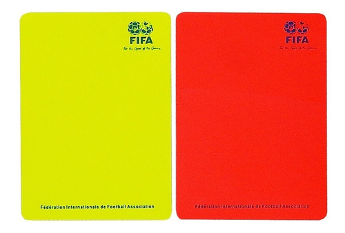 Tarjetas Fifa + Libreta + Lápiz Arbitro - Mgr Sport Oficial