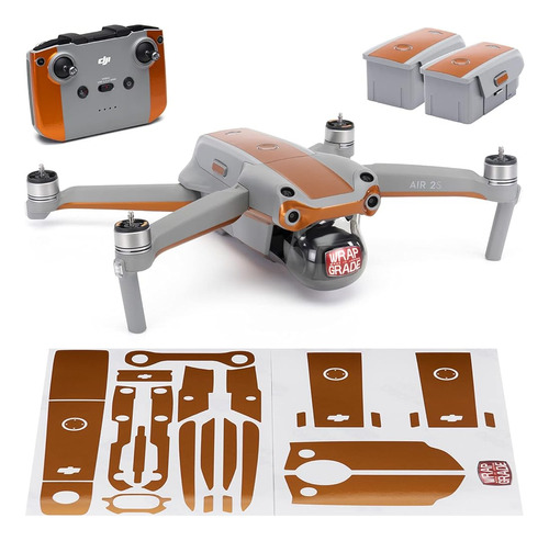 Wrapgrade Skin Compatible Con Dji Air 2s | Color De Acento B