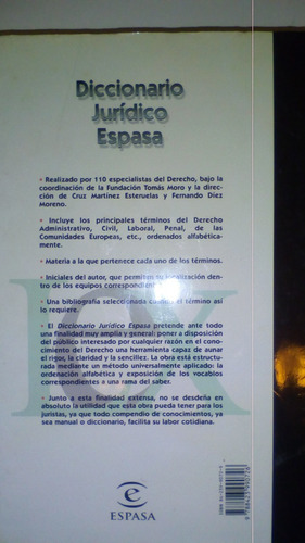 Diccionario Juridico - Espasa (Usado)