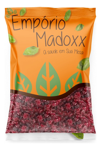 Cranberry 100% Inteira 1kg Desidratado Fruta Seca Importada