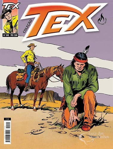 Tex: A Vingança De Jack Tigre, De Sergio Bonelli - Guido Nolitta. Série Tex Coleção, Vol. 342. Editora Mythos, Capa Mole, Edição 342 Em Português, 2013