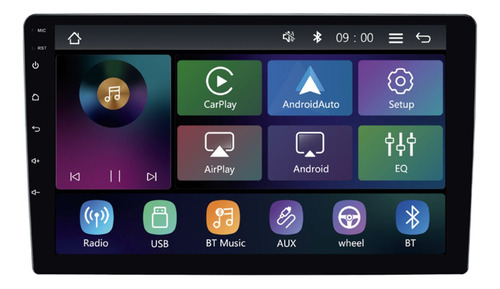 Central Multimídia Mp5 Rs-9200br Pro Line Carplay Sem Fio