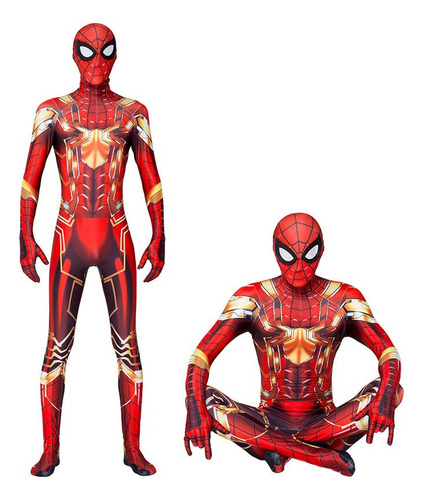Disfraz Hombre Araña Hierro Spiderman Para Niños/adultos .