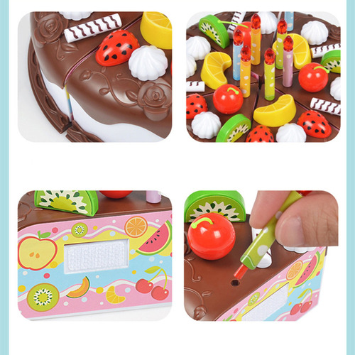 37pcs / Set Cortar Comida / Pastel / Fruta Juego De