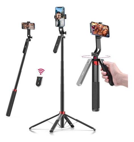 Ulanzi Ma09 Trípode De Teléfono Extensible, 71  Selfie Stick